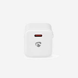 Nedis Chargeur Mural USB-C 20W Power Delivery - Type C (CEE 7/16) - 5V/3A, 9V/2.22A, 12V/1.67A - Universel Smartphone/Tablette - Blanc - Miniature 2