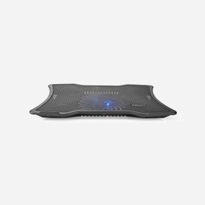Nedis NBCR101BK Support Refroidisseur Laptop 12-17" ABS Métal Ventilateur 12.5cm 15dB 1xUSB 2.0 349x250x25mm 3kg Noir - Miniature 2