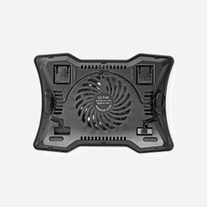 Nedis NBCR101BK Support Refroidisseur Laptop 12-17" ABS Métal Ventilateur 12.5cm 15dB 1xUSB 2.0 349x250x25mm 3kg Noir - Miniature 5