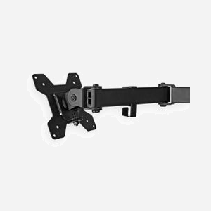 Support Ecran Bureau Nedis MMSIS110BK Noir 15-32" (38.1-81.3cm) VESA 75x75/100x100 mm Inclinaison 180° Pivot 90° Rotation 180° Charge Max 8kg - Miniature 4