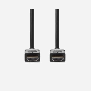 Nedis CVGL34002BK15 : Câble HDMI 1.5m, HDMI Type A, Mâle/Mâle, 3D, 10.2 Gbit/s, ARC, Contacts Or, AWG24, Noir, PVC, 3840x2160 30Hz - Miniature 2