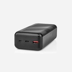 Nedis UPBK65W30000BK Batterie Externe 32000mAh LiPo 65W USB-C Power Delivery, 2 ports, ABS Noir, Recharge Smartphones/Tablettes/Laptops - Miniature 5