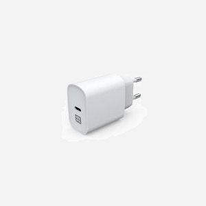 XtremeMac XWH-SPC30-03 Chargeur Secteur Blanc USB-C Power Delivery 30W (5V/3A, 9V/3A, 12V/2.5A) Compatible Smartphone/Tablette avec Protection Sur-courant
