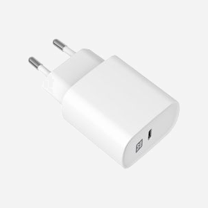 XtremeMac XWH-SPC-03 Chargeur Secteur USB-C 20W Power Delivery 3.0 Blanc pour Smartphone/Tablette (iPhone 12/13/14/15, iPad Air/Pro), 100-240V - Miniature 3