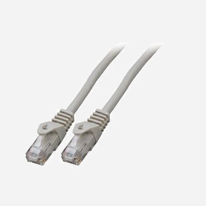 EFB Elektronik Câble Réseau Cat5e U/UTP (UTP) Gris 25m RJ-45 Mâle Contacts Or LSZH 1000 Mbit/s AWG24/7 Diamètre 5.4mm