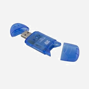 TITANUM TA101B Lecteur de cartes mémoire USB 2.0, 480 Mbit/s, compatible MMC, MS Duo, MS PRO Duo, RS-MMC, SD, SDHC, xD, couleur Bleu, support Windows, Mac OS et Linux - Miniature 4