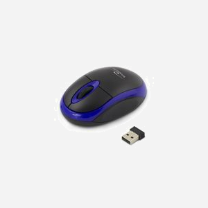 Souris Optique sans fil Esperanza TM116B Titanum, 1000 DPI, RF 2.4GHz, 3 Boutons, Ambidextre, Noir/Bleu, PC/Ordinateur portable - Miniature 2