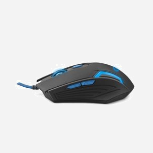 Souris Gaming Esperanza EGM205B USB Type-A Optique 2400 DPI 6 Boutons Programmables, Design Droitier, Noir/Bleu, Câble 1.5m, Compatible Windows/macOS - Miniature 2