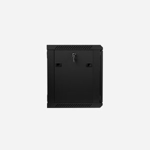 Lanberg WF01-6409-10B Rack Mural 9U 60kg Acier/Verre Trempé 600x450mm Noir IP20 (19" Largeur Interne 45cm Profondeur Interne 38cm) - Miniature 4