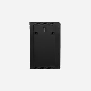 Lanberg WF01-6415-10B Rack Mural 15U 19" Noir, Charge Max 60kg, Profondeur 450mm, Serrure à Clé, IP20, Incl. Ecrous - Miniature 2