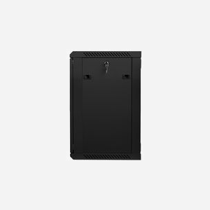Lanberg WF01-6415-10B Rack Mural 15U 19" Noir, Charge Max 60kg, Profondeur 450mm, Serrure à Clé, IP20, Incl. Ecrous - Miniature 3