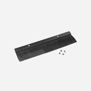 Lanberg AK-1102-B Panneau à brosse rackable 19" (48.3cm) noir, largeur 355mm, poids 160g, pour gestion de câbles. Accessoire pour baie informatique. - Miniature 1