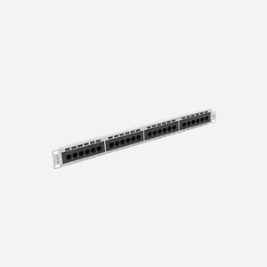 Lanberg PPU5-1024-S : Baie de Branchement 1U, 24 Ports RJ-45 Cat5/Cat5e, Montage Rack 19", Métal Blanc, 445x44.5x32.5mm - Miniature 3