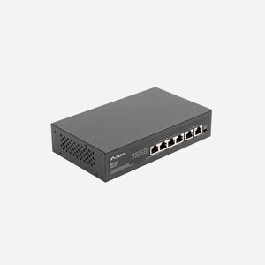 Lanberg RSFE-4P-2FE-60 Switch Fast Ethernet non-géré 6 ports RJ45 (4 PoE/PoE+) 1.2Gbit/s 10/100 Rackable 1U - Miniature 2
