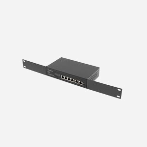 Lanberg RSFE-4P-2FE-60 Switch Fast Ethernet non-géré 6 ports RJ45 (4 PoE/PoE+) 1.2Gbit/s 10/100 Rackable 1U - Miniature 5