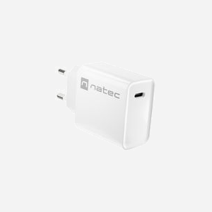 NATEC RIBERA NUC-2059 Chargeur Secteur Universel 20W, USB-C Power Delivery & Quick Charge 3.0, 5-12V, Blanc, Conforme CE/RoHS/UKCA - Miniature 2