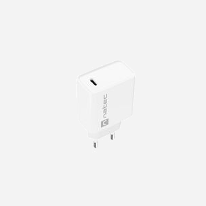 NATEC RIBERA NUC-2059 Chargeur Secteur Universel 20W, USB-C Power Delivery & Quick Charge 3.0, 5-12V, Blanc, Conforme CE/RoHS/UKCA - Miniature 5