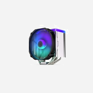 ENDORFY Fortis 5 ARGB Refroidisseur d'air pour processeur, ventilateur 14cm (250-1400 RPM), TDP 220W, 6 caloducs, compatible sockets Intel/AMD, noir. - Miniature 3