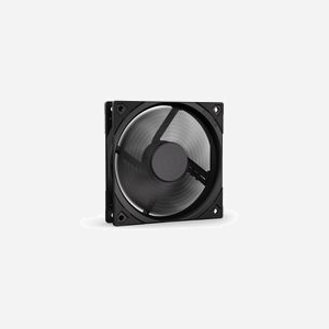 ENDORFY Fluctus 120 PWM - Ventilateur 120mm pour Boitier PC, Palier FDB, 250-1800 RPM, 12V, Noir, Connecteur 4-Pin, Dimensions 120x120x25mm - Miniature 1