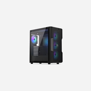 ENDORFY Regnum 400 ARGB Tower Noir - Boîtier PC ATX/mATX/Mini-ITX, 4 ventilateurs 120mm ARGB, radiateurs avant 240/360/120/280mm, 2x2.5"/2x3.5" - Miniature 3