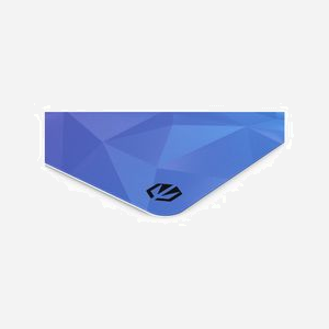 ENDORFY Crystal Blue L Tapis de Souris Gaming 450x400x3mm Noir/Bleu, Surface Tissu, Base Caoutchouc Antidérapante, Bords Cousus Anti-Enroulement - Miniature 3