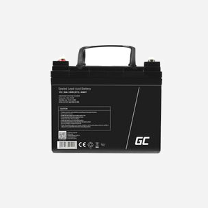 Green Cell Batterie AGM21 12V 33Ah (VRLA) 1 pièce, 130x195x159mm, Technologie Sealed Lead Acid, Durée de vie 5 ans, Poids 9.4kg - Miniature 4
