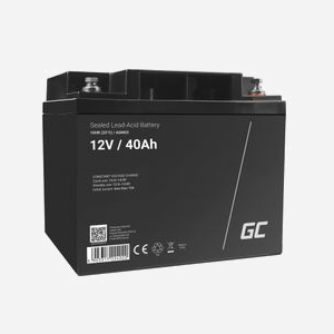 Green Cell Batterie Onduleur AGM22 12V 40Ah VRLA (Sealed Lead Acid) 165x197x170mm, 12.1kg, Durée de Vie 5 ans - Miniature 1