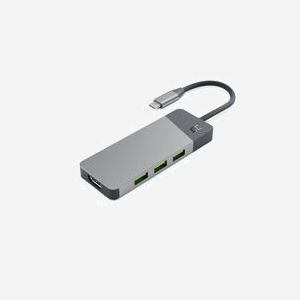 Green Cell HUBGC01 - Hub USB Type-C 5Gbps avec HDMI 4K 60Hz, USB 3.2 Gen 2 Type-A/Type-C, Lecteur de Cartes SD/MicroSD, Power Delivery 85W