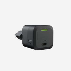 Green Cell CHARGC06 : Chargeur Secteur Universel 33W, USB-C Power Delivery & Quick Charge 3.0, GaN, Protections Surtension/Surchauffe, Noir