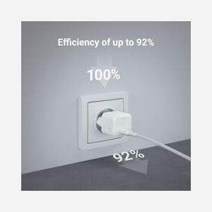 Green Cell CHARGC06W Chargeur Secteur Universel 33W USB-C Power Delivery/Quick Charge 3.0/Ultra Charge GaN, Protections Surtension/Surchauffe, Blanc - Miniature 4