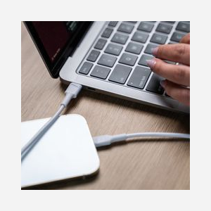Câble Green Cell GC PowerStream KABGC07W 1m Blanc - Connecteur Lightning vers USB-C - Puissance 29W - Débit 480 Mbit/s - Compatible Apple iPhone/iPad - Miniature 3