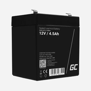 Green Cell AGM44 Batterie Onduleur 12V 4.5Ah VRLA (Sealed Lead Acid) 70x90x101mm 1.35kg - Miniature 1