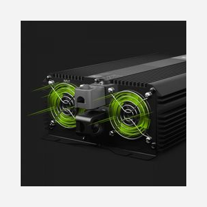 Green Cell INVGC12 Onduleur Automobile 3000W (DC-to-AC 12V vers 230V, 50Hz) avec 2 Prises, 1 USB, Refroidissement Actif, Certifié CE/RoHS - Miniature 5