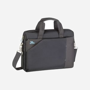 Rivacase 8231 Sac Messenger Noir 15.6" Polyester - Dimensions 395x295x70mm, Interne 385x265x45mm - Poids 590g - Code SH 84733080