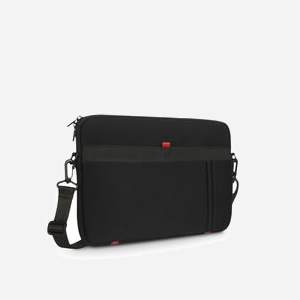 Rivacase 5120BK Housse 13.3" Polyester Noir, Compatible Macbook Pro/Air 13, Sangle Épaule, 350x250x35mm, Poche Zippée, Protection Anti-Rayures, 299g - Miniature 1