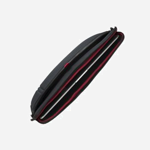 Rivacase 5120BK Housse 13.3" Polyester Noir, Compatible Macbook Pro/Air 13, Sangle Épaule, 350x250x35mm, Poche Zippée, Protection Anti-Rayures, 299g - Miniature 4