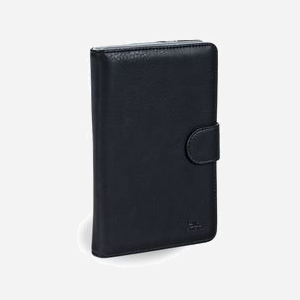 Rivacase 3017 Folio Noir 10.1" Simili-cuir - Compatible iPad Air/Galaxy Tab - Position Stand, Protection Rayures - Dimensions 186x27x266mm - 367g - Miniature 1