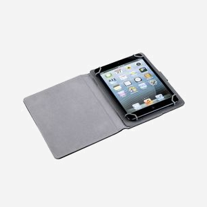 Rivacase 3017 Folio Noir 10.1" Simili-cuir - Compatible iPad Air/Galaxy Tab - Position Stand, Protection Rayures - Dimensions 186x27x266mm - 367g - Miniature 2