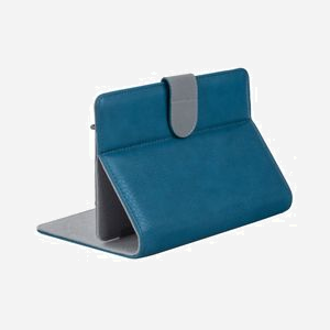 Rivacase Folio 3017 Bleu 10.1" (25.6cm) Simili-Cuir Compatible iPad Air/Galaxy Tab/autres tablettes 10.1", Fonction Stand, Anti-rayures, 367g - Miniature 2