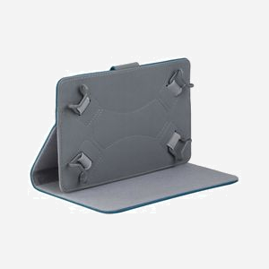 Rivacase Folio 3017 Bleu 10.1" (25.6cm) Simili-Cuir Compatible iPad Air/Galaxy Tab/autres tablettes 10.1", Fonction Stand, Anti-rayures, 367g - Miniature 3