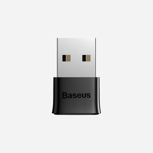 Baseus ZJBA000001 Adaptateur Bluetooth 5.1 USB, portée 20m, profils A2DP, AVRCP, HID, HSP, pour PC/ordinateur portable, 23x15x6.5mm, Noir
