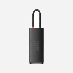 Baseus WKQX050001 Hub USB Type-C 5000 Mbit/s avec HDMI 1.4, USB 3.2 Gen 1 Type-A/Type-C, Lecteur Cartes SD/MicroSD, 2160p, Noir - Miniature 4