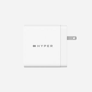 HYPER Chargeur Secteur Universel 140W Blanc - 2x USB Type-C, USB Power Delivery 3.1, Câble 2m, Fiches AU/EU/UK - HJG140WW - Miniature 4