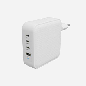 HYPER HJ1002WHWWGL Chargeur Secteur 100W Blanc - 4x USB-C Power Delivery 3.0/PPS (100W/100W/27W/18W) + 1x USB 2.0 - GaN - Smartphones, Tablettes, Portables - Miniature 2