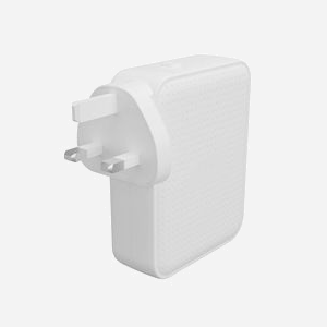 HYPER HJ1001WHWWGL Chargeur Secteur 140W, 4 Ports (3x USB-C, 1x USB-A), Power Delivery 3.1/Quick Charge 3.0/GaN, Sortie Max 140W, Blanc - Miniature 2