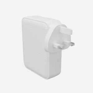 HYPER HJ1001WHWWGL Chargeur Secteur 140W, 4 Ports (3x USB-C, 1x USB-A), Power Delivery 3.1/Quick Charge 3.0/GaN, Sortie Max 140W, Blanc - Miniature 4