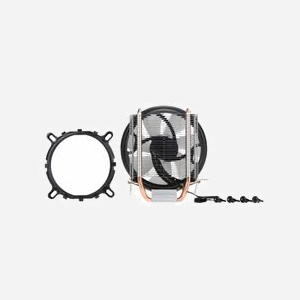 Spire XERUS 200 Ventilateur CPU 12cm 800-1500tr/min Socket LGA1700/AM4 TDP 110W Roulement Hydraulique, Radiateur Aluminium 2 Caloducs Noir/Argent - Miniature 3
