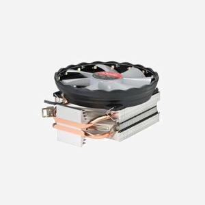 Spire XERUS 200 Ventilateur CPU 12cm 800-1500tr/min Socket LGA1700/AM4 TDP 110W Roulement Hydraulique, Radiateur Aluminium 2 Caloducs Noir/Argent - Miniature 4