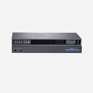 Grandstream Networks GXW4216-V2 : Passerelle VoIP 16 FXS, 1xGE, Codecs G.711/G.723.1/G.726, AES, IEEE 802.3/ab/u, Gris - Miniature 1