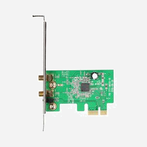 Netis System WF-2113 - Carte Réseau Interne WLAN 300 Mbps - PCI Express - Wi-Fi 4 (802.11n) - Bande 2.4GHz - Antenne 5 dBi - Compatible Windows/Linux - Miniature 2